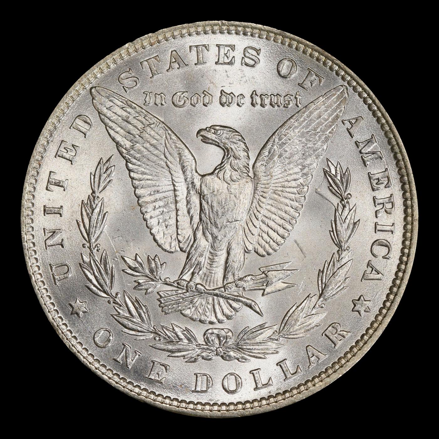 1887-p Morgan Dollar $1 Grades ms64