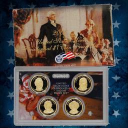 2007-2009 Presidential Dollar Proof Sets First  3 Years, 12 Coins In Original Government Packaging