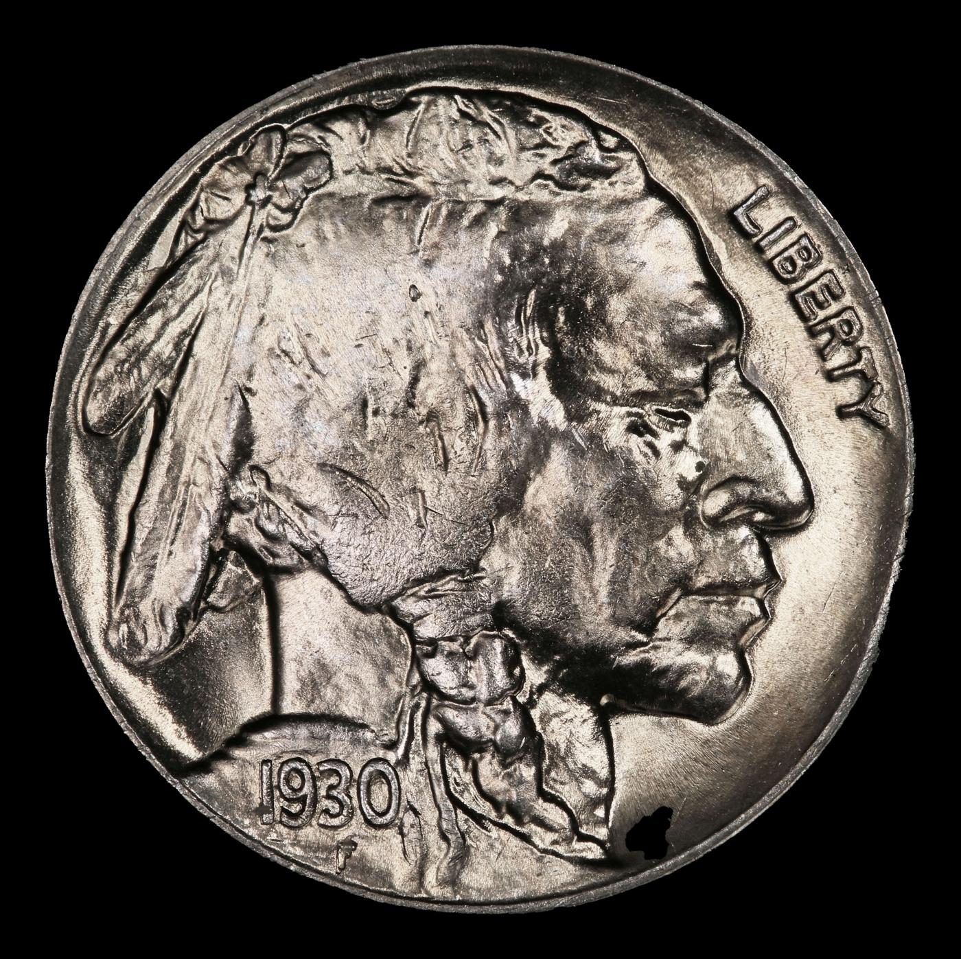 1930-p Buffalo Nickel Near Top Pop 5c ms66+ SEGS