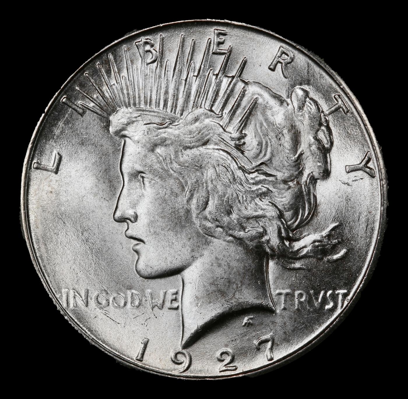 1927-s Peace Dollar $1 ms64 SEGS