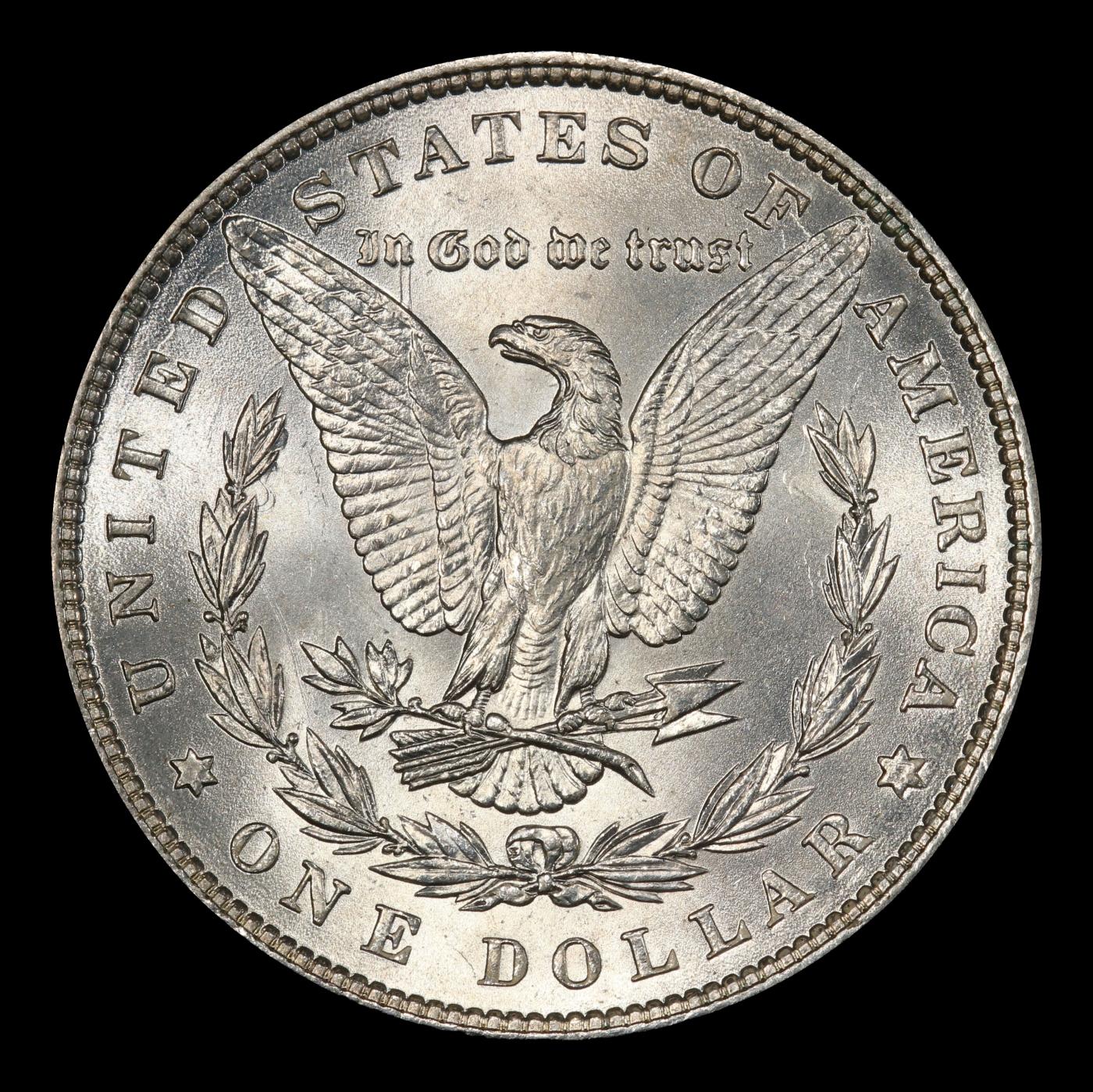 1886-p Morgan Dollar $1 Grades ms63