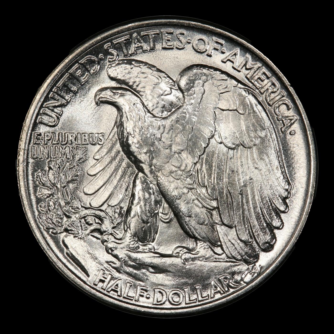 1944-p Walking Liberty Half Dollar 50c ms66+ SEGS