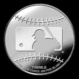 New York Mets MLB Team - 1 oz Silver Round Round