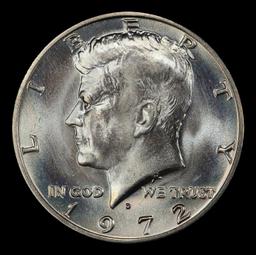 1972-d Kennedy Half Dollar Near Top Pop 50c ms67+ SEGS