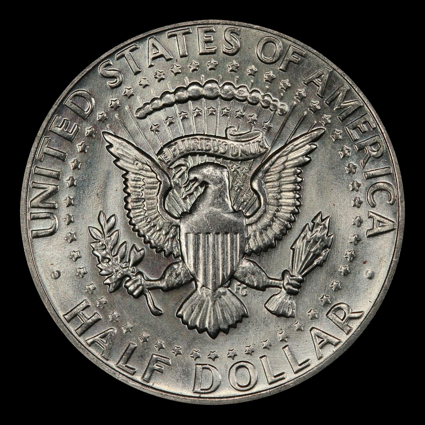 1972-d Kennedy Half Dollar Near Top Pop 50c ms67+ SEGS