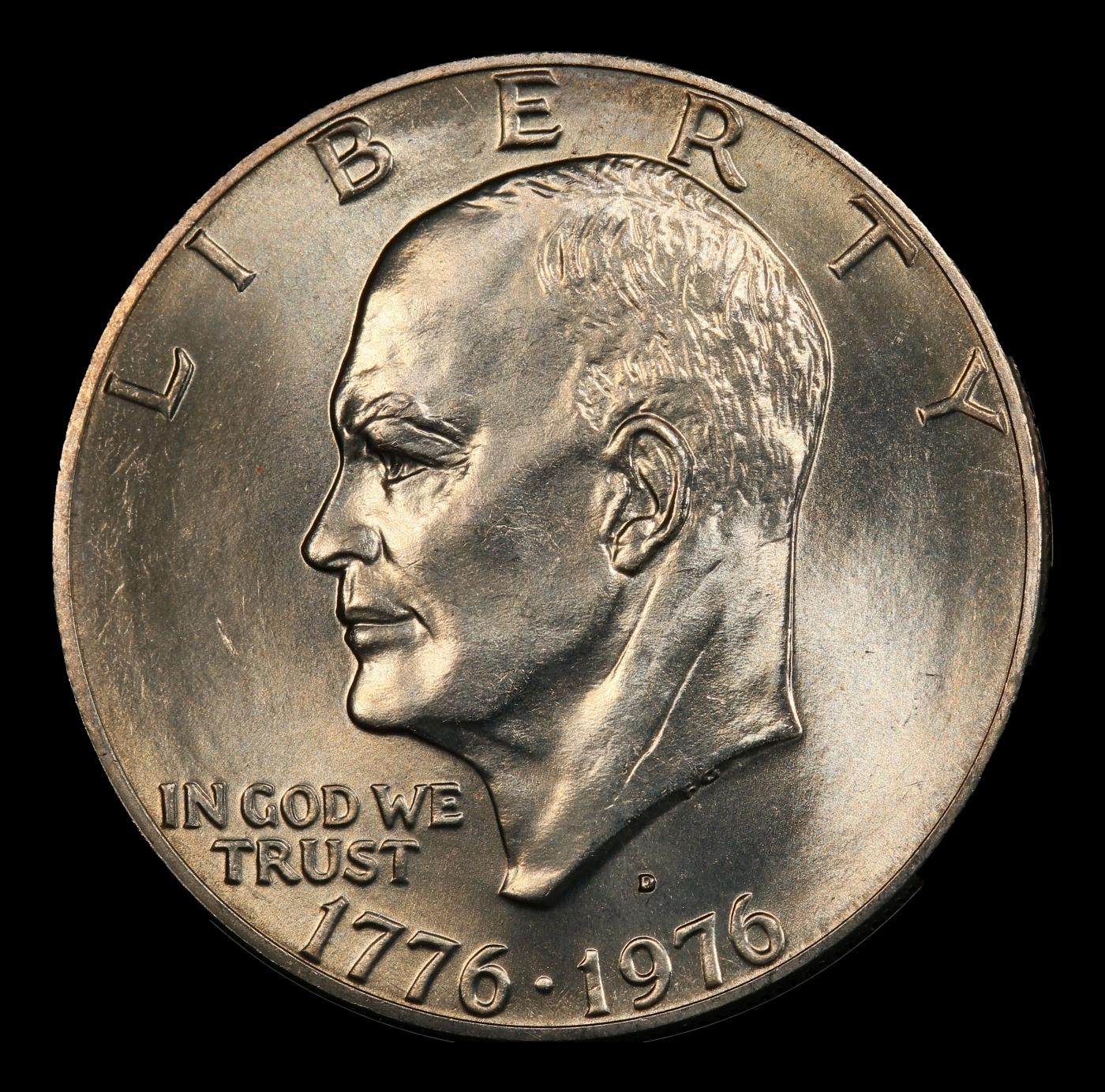 1976-d Ty 2 Eisenhower Dollar Near Top Pop $1 ms66+ SEGS