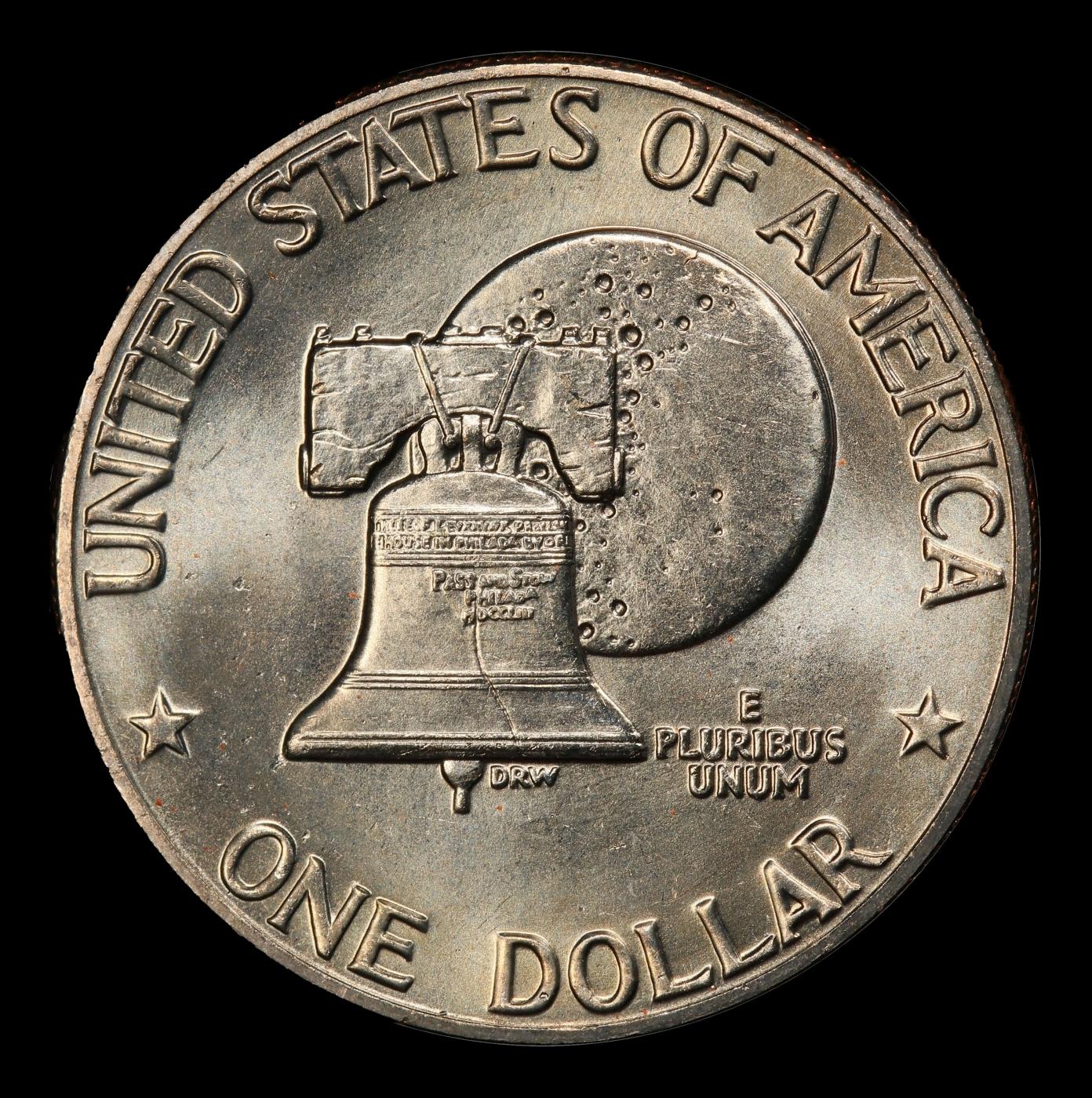 1976-d Ty 2 Eisenhower Dollar Near Top Pop $1 ms66+ SEGS