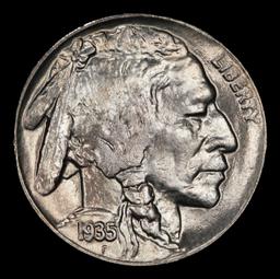 1935-d Buffalo Nickel 5c ms66 SEGS