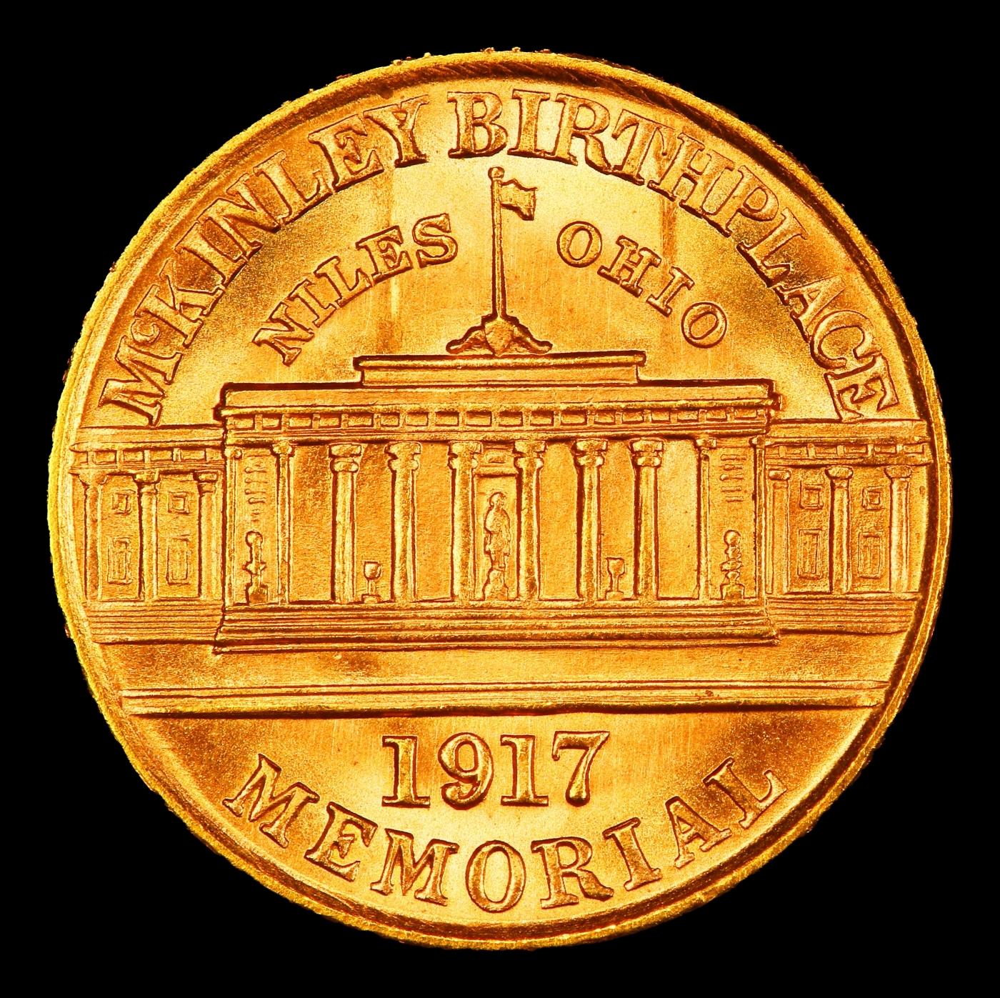 1917 McKinley Gold Commem Dollar TOP POP! 1 ms68 SEGS