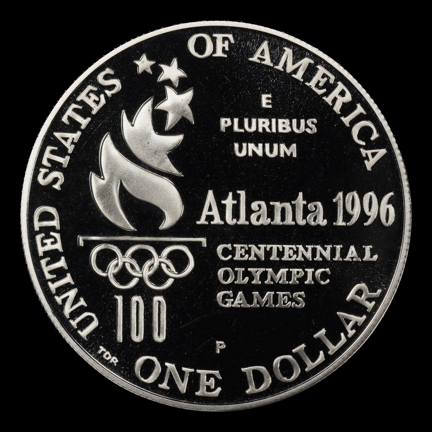 1996-p Olympics Paralympics Proof Modern Commem Dollar $1 pr70 dcam SEGS