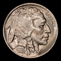 1920-d Buffalo Nickel 5c ms63 USCG