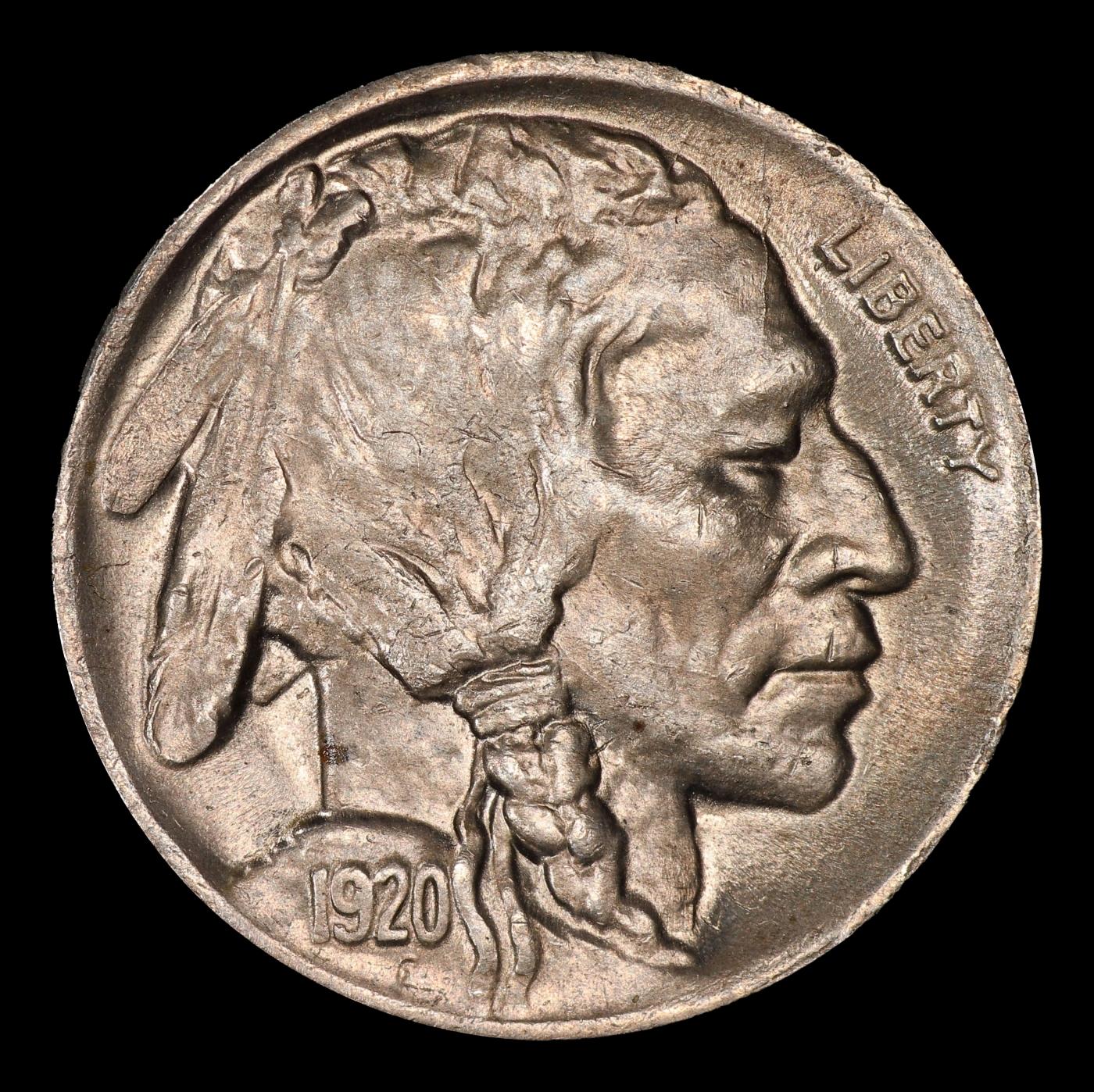 1920-d Buffalo Nickel 5c ms63 USCG