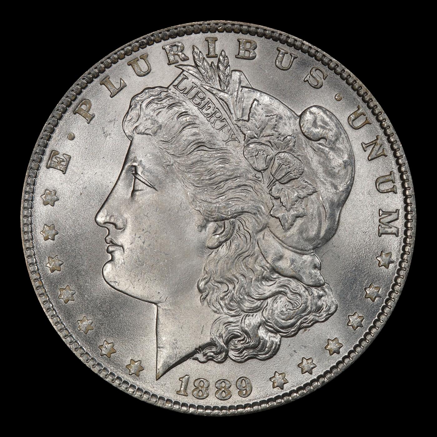 1889-p Morgan Dollar $1 ms66 SEGS