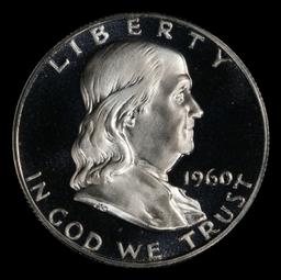 1960 Proof Franklin Half Dollar TOP POP! 50c pr69 DCAM SEGS
