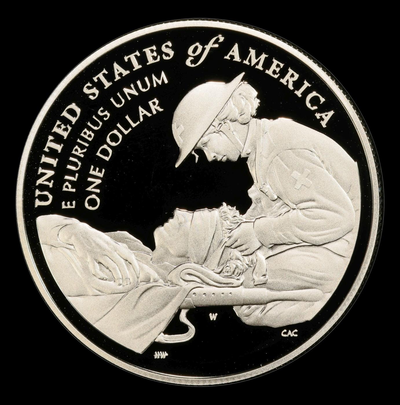 2022-w National Purple Heart Hall of Honor Proof Modern Commem Dollar $1 pr70 dcam SEGS