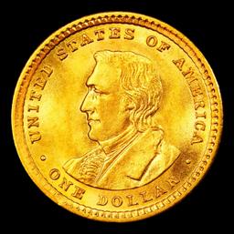 1905 Lewis & Clark Gold Commem Dollar Near Top Pop! 1 ms66+ SEGS