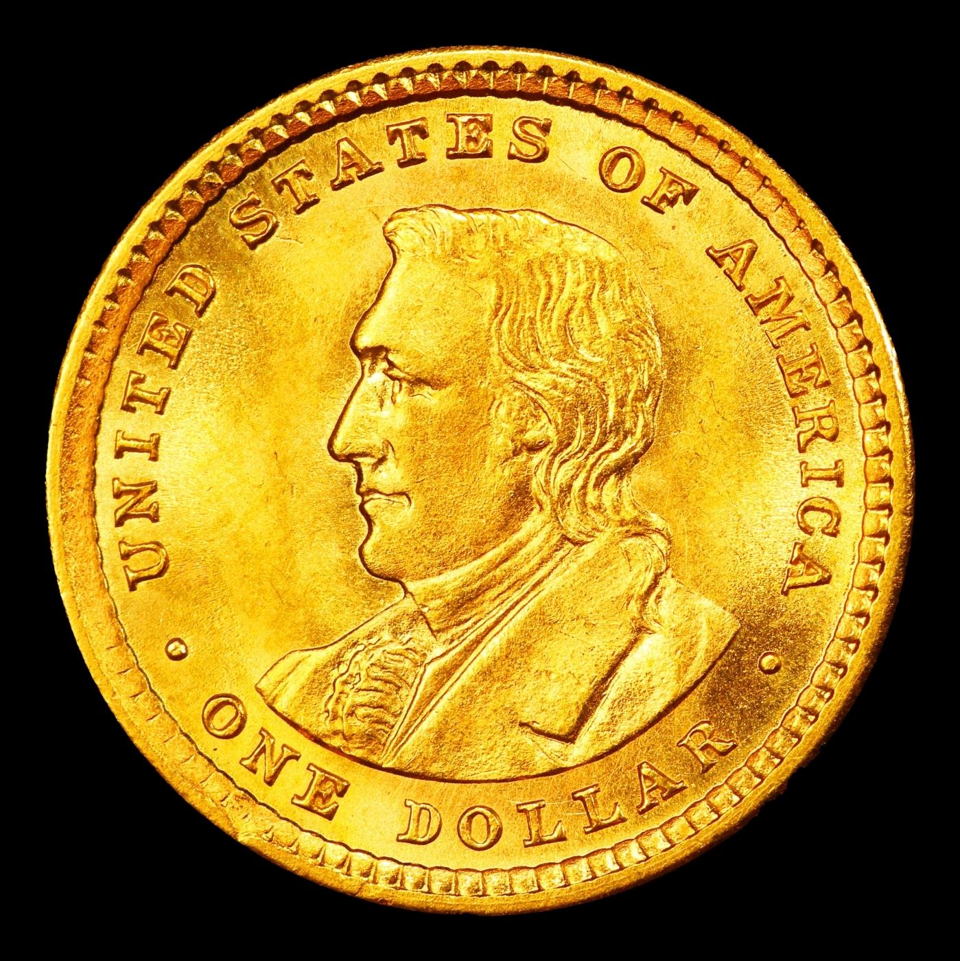 1905 Lewis & Clark Gold Commem Dollar Near Top Pop! 1 ms66+ SEGS