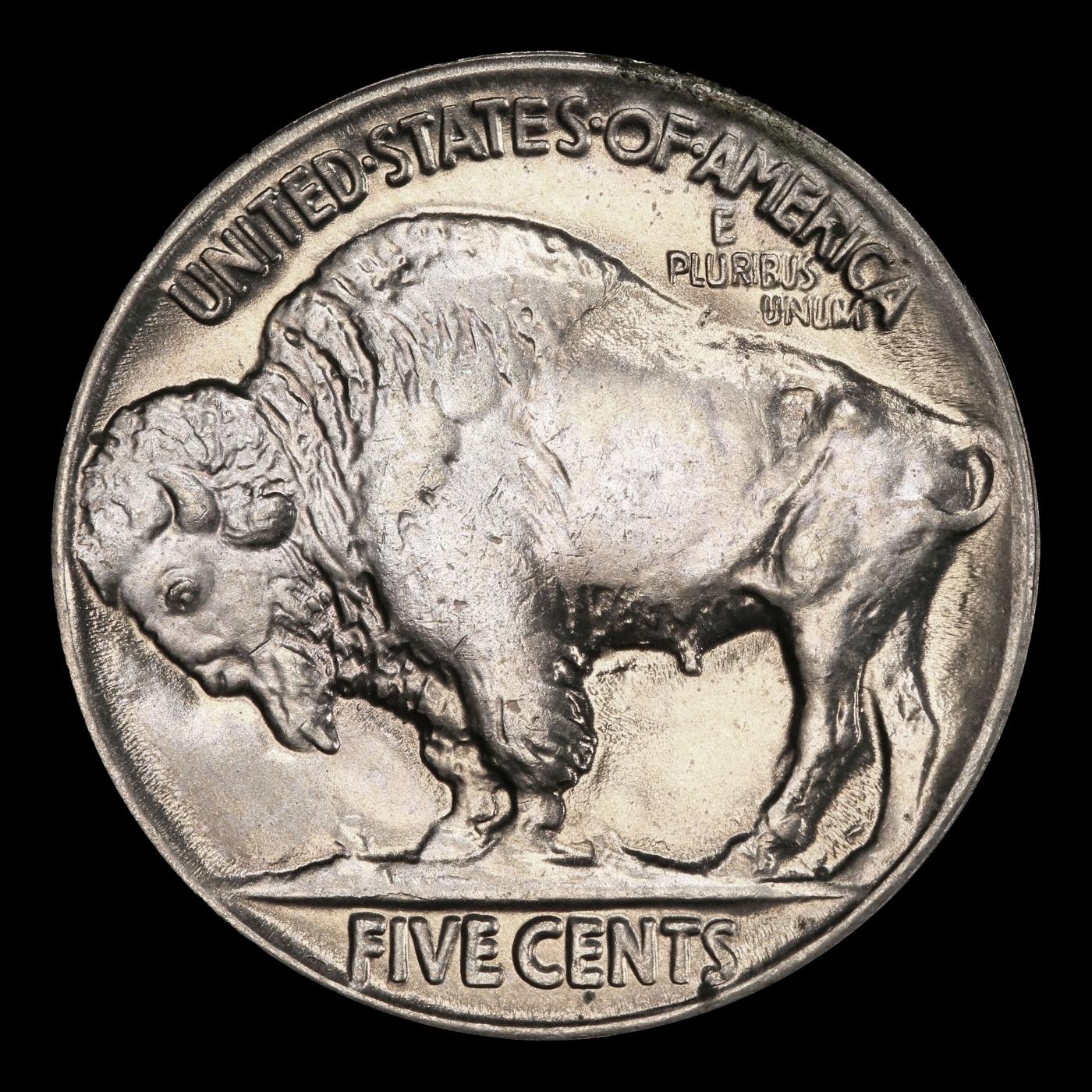 1916-p Buffalo Nickel 5c Grades ms65