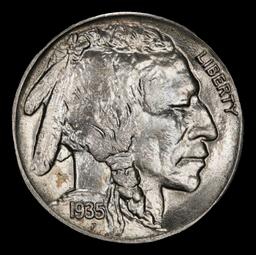 1935-s Buffalo Nickel Near Top Pop 5c ms66+ SEGS