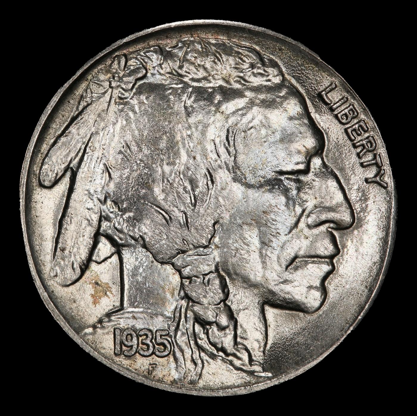 1935-s Buffalo Nickel Near Top Pop 5c ms66+ SEGS