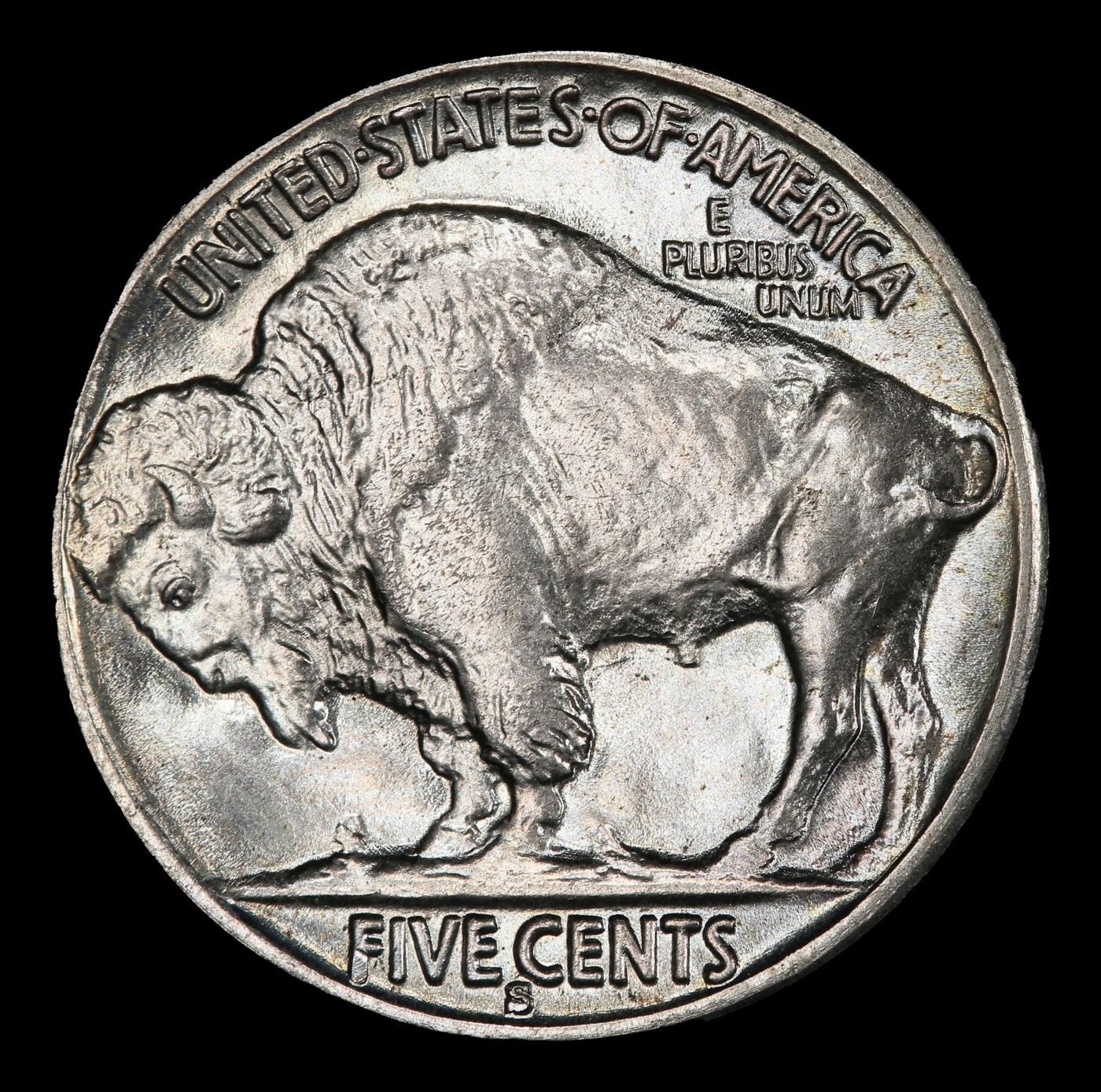 1935-s Buffalo Nickel Near Top Pop 5c ms66+ SEGS