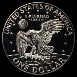 1974-s Clad Proof Eisenhower Dollar $1 pr70 dcam SEGS
