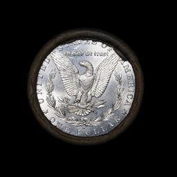 Full solid date 1881-s Uncirculated Morgan silver dollar roll, 20 coins