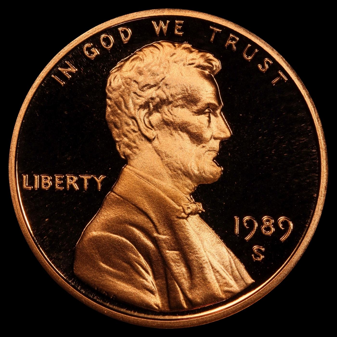 1989-s Proof Lincoln Cent 1c pr70 rd dcam SEGS