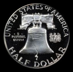 1963 Proof Franklin Half Dollar TOP POP! 50c pr69 DCAM SEGS