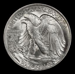 1944-p Walking Liberty Half Dollar Near Top Pop 50c ms67 SEGS