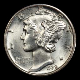 1939-d Mercury Dime Near Top Pop! 10c ms68+ FSB SEGS