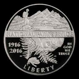 2016-S National Park Service Proof Modern Commem Half Dollar 50c pr70 dcam SEGS