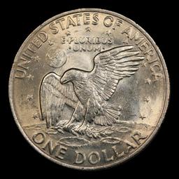 1972-p Ty 1 Eisenhower Dollar $1 ms65 SEGS