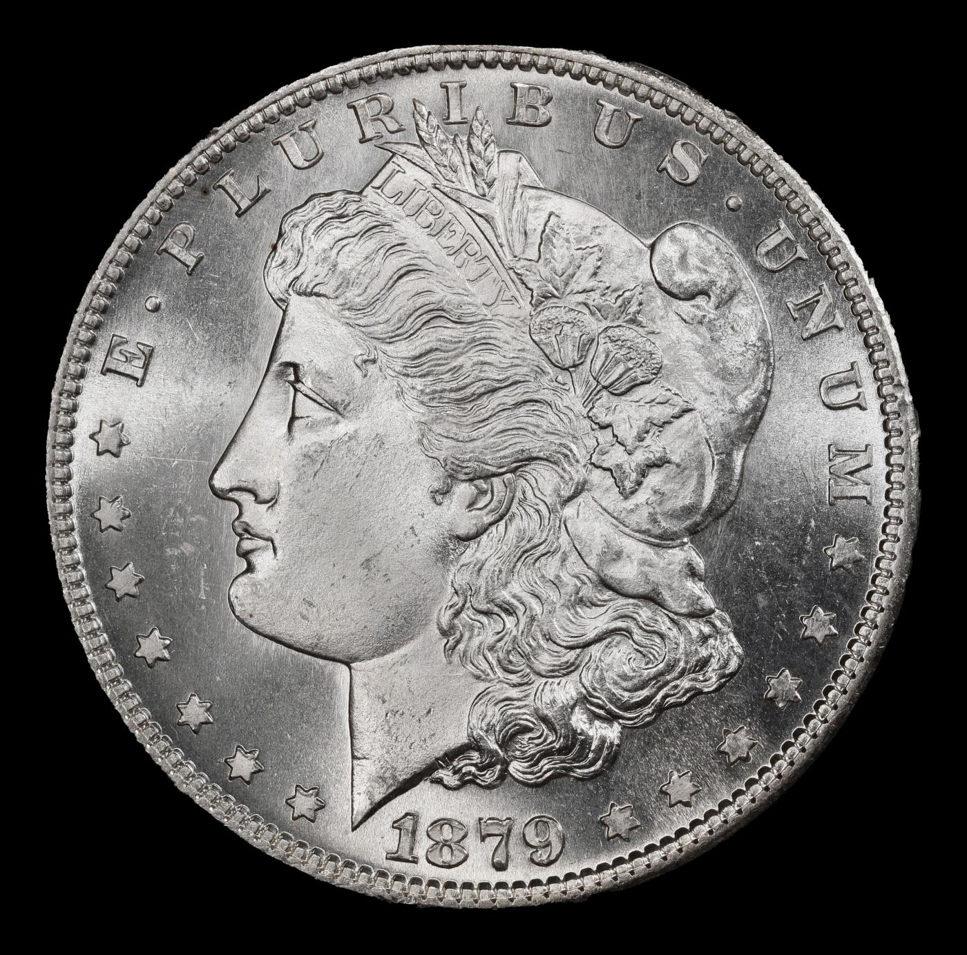 1879-p Morgan Dollar Near Top Pop! $1 ms66+ SEGS