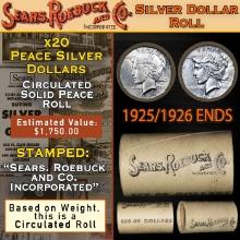 NEW! *WatchmakerÂ’s Hoard* Original Covered End Nathans Mixed Lincoln Wheat Cent Roll 1c 50 Coins 19