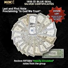 ES- 20 SEARS Circ Morgan Dollar $1 Roll Silver 1894/'P' Rev Ends