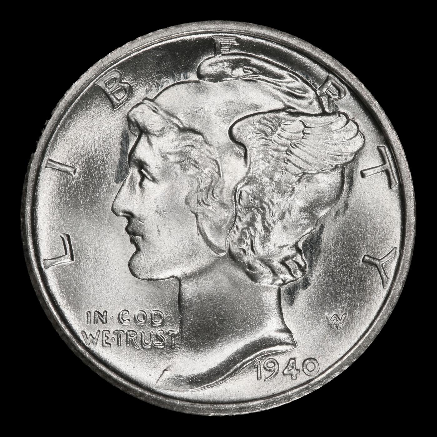 1940-s Mercury Dime Near Top Pop! 10c ms68 FSB SEGS