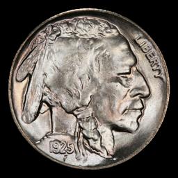 1925-p Buffalo Nickel Near Top Pop 5c ms67 SEGS