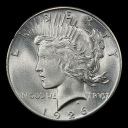 1926-p Peace Dollar $1 Grades ms65