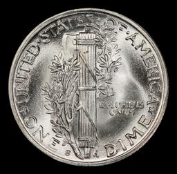 1945-s Mercury Dime Near Top Pop! 10c ms67+ fsb SEGS