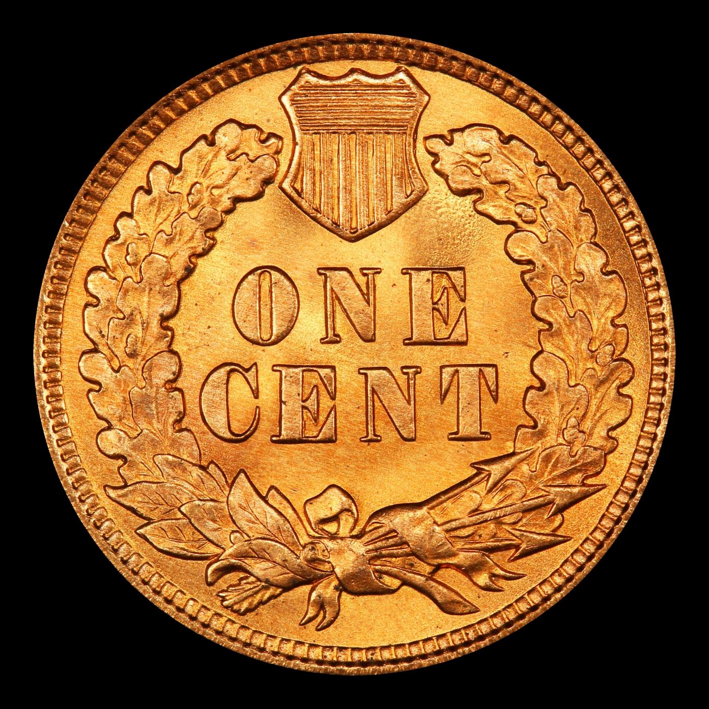 1908 Indian Cent Near Top Pop! 1c ms66+ rd SEGS