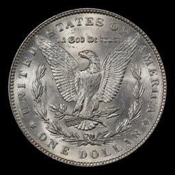 1890-p Morgan Dollar $1 Grades ms62+