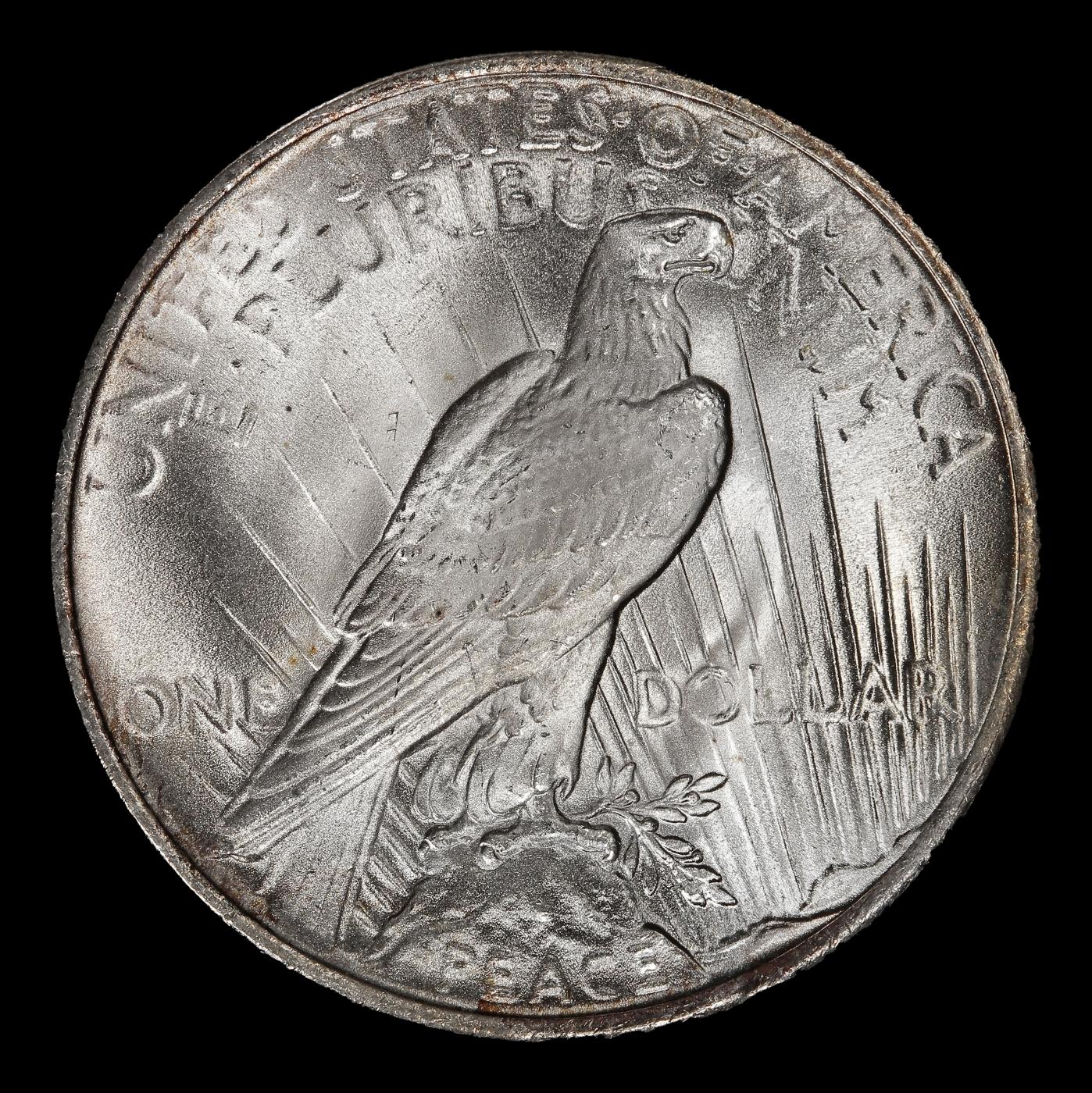 1923-p Peace Dollar Near Top Pop $1 ms66+ SEGS
