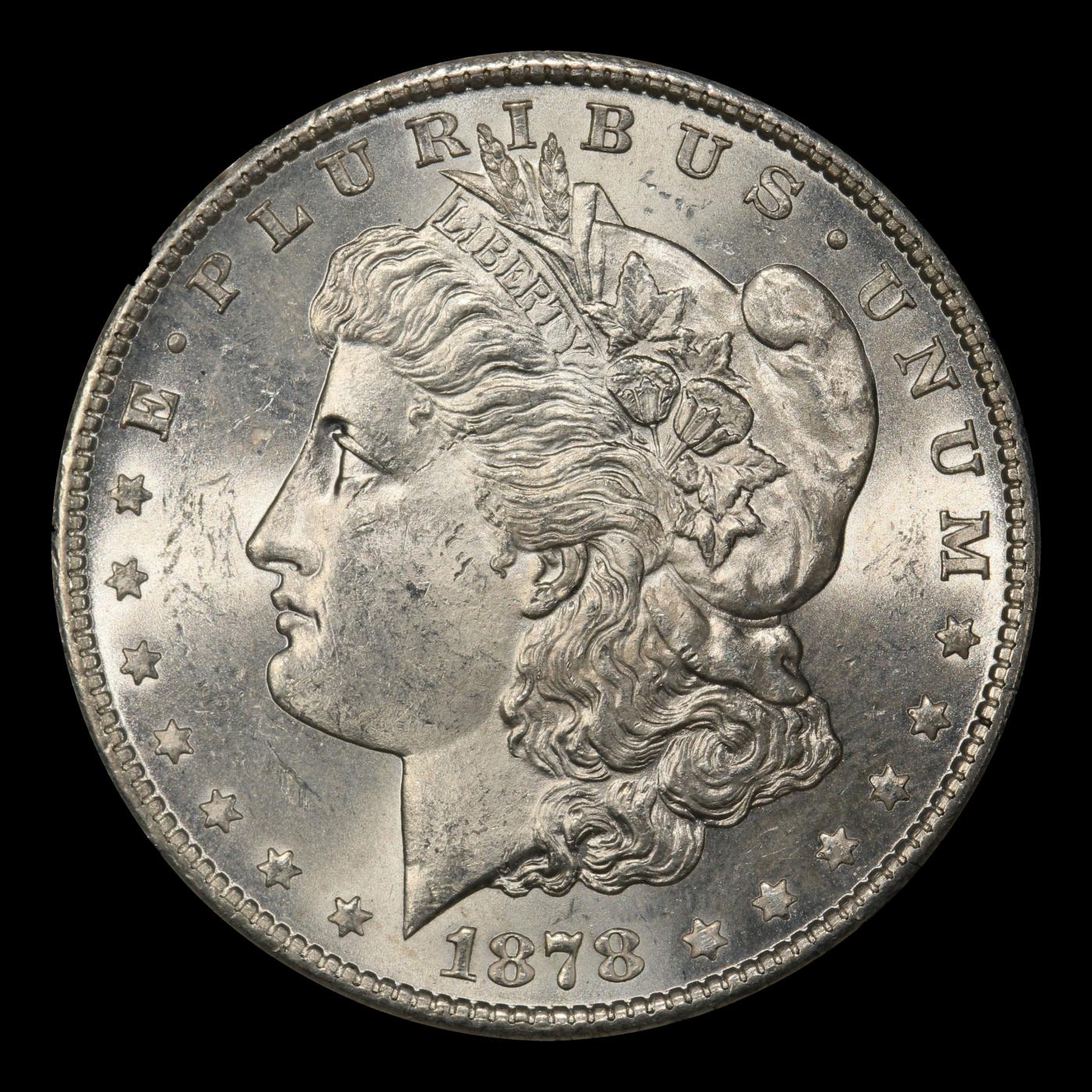 1878-s Morgan Dollar $1 Grades ms62