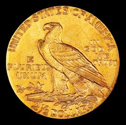 1912-p Gold Indian Quarter Eagle TOP POP! $2 1/2 ms66+ USCG