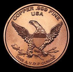 Franklin Half Dollar Style - 1oz .999 Fine Copper Round
