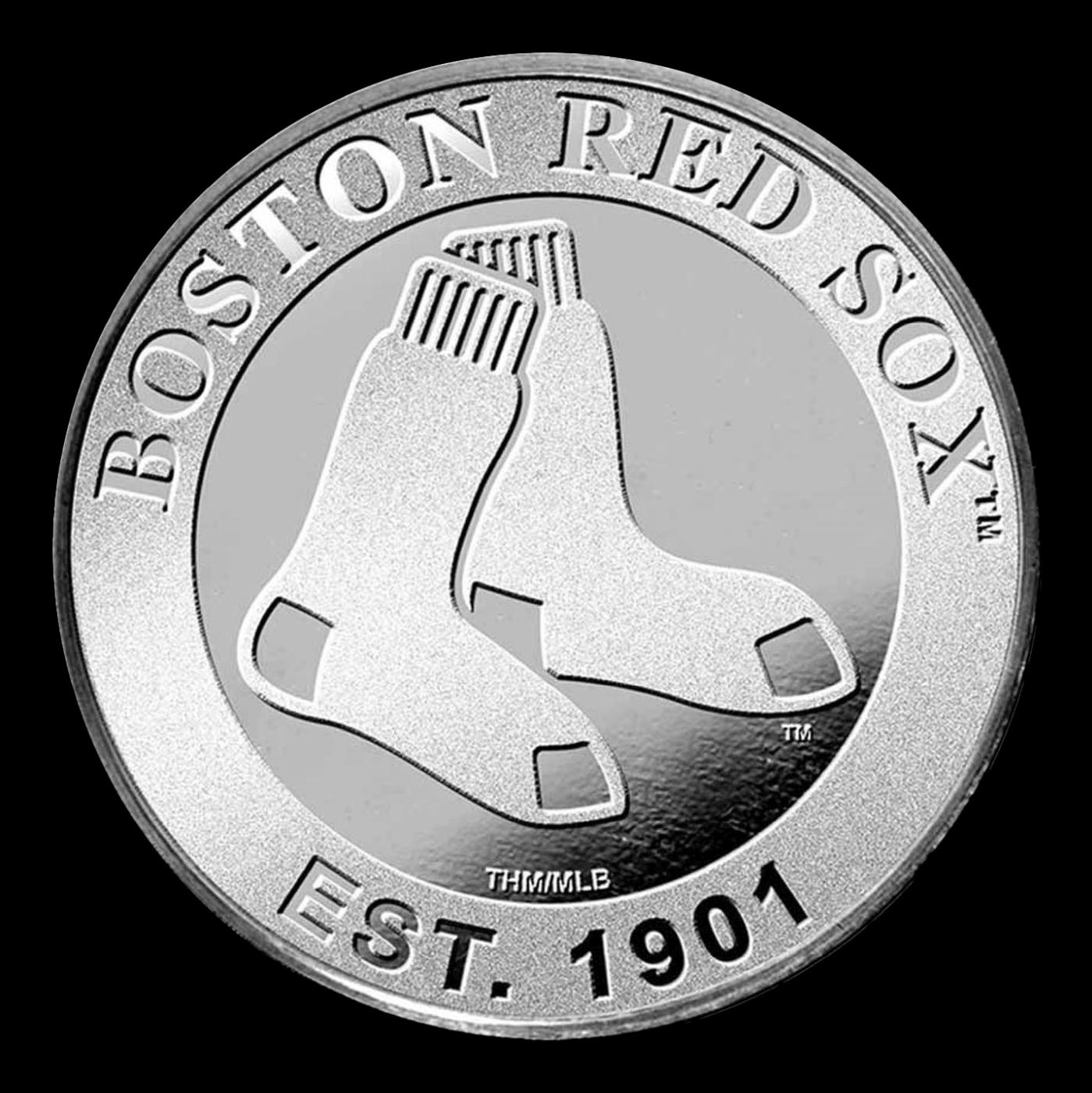 Boston Red Sox MLB Team - 1 oz Silver Round Round