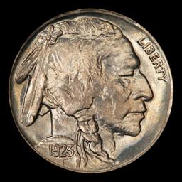 1923-p Buffalo Nickel 5c ms66 SEGS