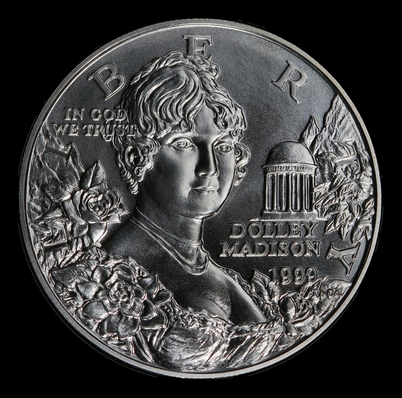 1999-p Dolley Madison Modern Commem Dollar $1 ms70 SEGS