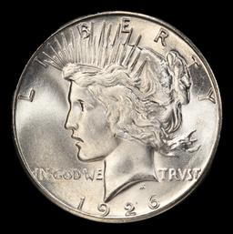 1926-d Peace Dollar $1 ms65+ SEGS
